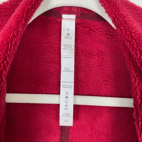 Lululemon Presence of Mind Jacket Red Cranberry - Picture 13 of 13